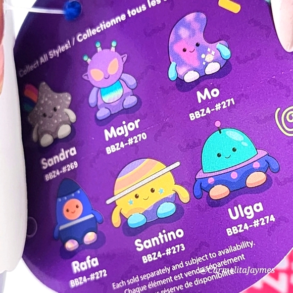 🌌 SANDRO 💫 Shooting Star Cosmic Bumz Star Clip Russ Bum Bumz Beaded Plush NWT - Picture 6 of 7